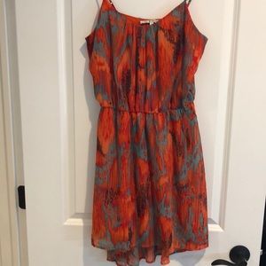 Teal & Orange Sun Dress